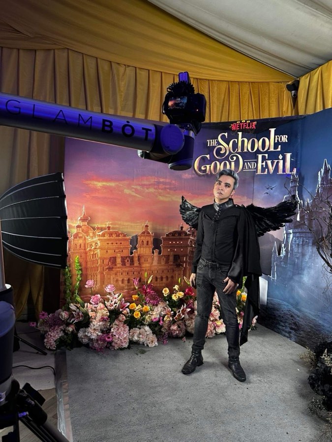 GlamBot activation at the Netflix Halloween Party